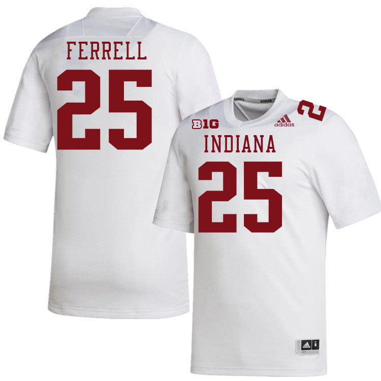 #25 Amare Ferrell Indiana Hoosiers Football Jeresys College Apparels,Uniforms Stitched-White